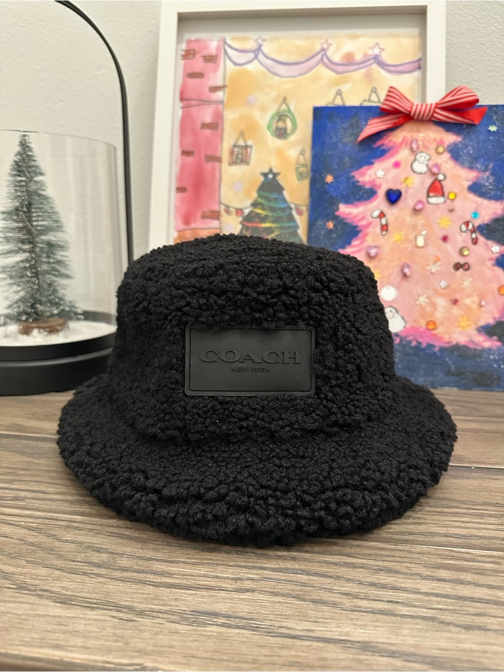 NWT Coach Sherpa Bucket Hat CY049